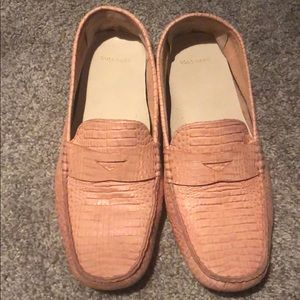 Cole Haan size 10 pink loafers driving moccasins